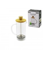 Egonex İbico İ22-347 French Press ( Bambu Kapak) ( 350ml ) ( Cam ) Bitki Süzgeçi*60