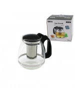 Egonex İbico İ22-350 ( 1500ml ) ( Cam ) Demlik ( Çelik Süzgeçli & Plastik Kulp & Kapak & Krom Çerçeve )*48