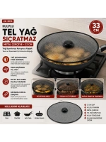 Egonex İbico İ22-420 ( Kulplu ) ( 33cm ) Tel Yağ Sıçratmaz ( Metal Çerçeve )*12x12