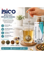 Egonex İbico İ22-431 ( Saplı & Top Hazneli ) Bitki Çay Demleme Süzgeç ( Paslanmaz Çelik ) ( Çap : 5cm )*288