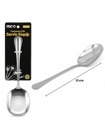 Egonex İbico İ22-442 ( 21cm ) ( Krom ) ( Metal ) ( Servis Kaşık )*12x10