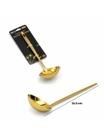 Egonex İbico İ22-449 ( 24.5cm ) ( Altın & Gold ) ( Metal ) ( Servis Kepçe )*12x10