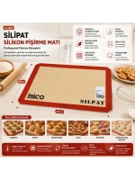 Egonex İbico İ22-458 E-09 ( Silpat ) Fırın Pişirme Matı 30x40cm*200