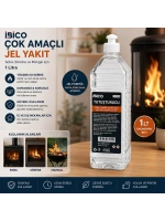 Egonex İbico K13-058 ( 1 Lt ) Çok Amaçlı Jel Yakıt*24=k