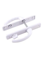 Egonex İbico Poşetli ( Banyo-wc & Kilitli ) ( Beyaz ) Pvc Kapı Kolu*50