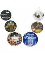 Egonex İBİCO ( YUVARLAK & EPOKSİ ) BÜYÜK KAPI SÜSÜ ( HOŞGELDİN RAMAZAN )*100