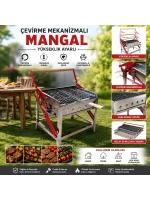 Egonex İksa ( Döndürmeli & Çevirmeli ) ( Paslanmaz ) Mekanizmalı Mangal*1