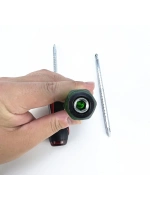 Egonex INSULATED SCREWORD LRD-155 ( RENKLİ & SİLİKON SAPLI )( 2İN1=ÇİFT TARAFLI UÇ ) KADEMELİ TORNAVİDA ( MIKNATIS UÇ & YILDIZ - DÜZ )*12X20