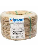 Egonex İpsan Halat 6mm Natural Jüt Kırnap İpi Top 200mt*1