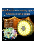 Egonex Kamp LED Işık Rgb + Günışığı Renk Dekoratif USB Şarjlı Işık Led Lamba 10M Makaralı MM-278