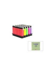Egonex KASAİ T-2020 ( JET ) ( RÜZGAR ) CEP ÇAKMAK ( DOLDUR KULLAN TİPİ ) ( RENKLİ PLASTİK )*50X20