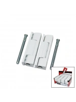 Egonex Kervan ( 2 Pcs & Plastik ) ( Beyaz & 90mm ) Pvc ( Kapı ) Menteşe*44x8