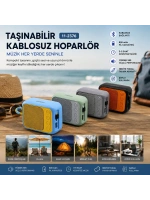 Egonex Kımısop Kms-312c Platoon Pl-4692 Bluetooth Wireless ( Mini ) Hoparlör Speaker Renkli ( Type-c Şarjlı ) ( 5w ) ( Mikrofon & Kart Girişi)*100