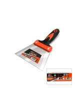 Egonex Kınetex Ktx-2162 ( 140mm ) Kauçuk Saplı & Çelik Boyacı Spatulası*12x10