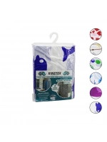 Egonex Kınetex Ktx-2683 ( Çif Kanat ) Polyester Banyo Perdesi ( 2pcs X 180x110cm & 12 Halkalı )*72