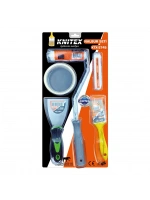 Egonex Kınetex Ktx-2745 ( 5pcs ) Boyacı & Nalbur Set ( Spatula & Kestirme Fırça & Yedek Rulo & Bant & 10cm Fırça)*30