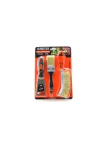 Egonex KINETEX KTX-3453 ( 3PCS ) HOBİ FIRÇA & SPATULA SET ( TEL FIRÇA & 50MM SPATULA & KESTİRME FIRÇA )*72