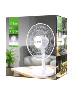 Egonex Kiwi 7625 ( 12 İnç ) Masa Üstü Vantilatör ( 35w ) ( 5 Kanat & 3 Kademe Hız & Çap: 30cm ) Fan*3=k