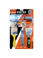 Egonex Knıtex Ktx-2863 ( 3pcs ) Nalbur & Boyacı Set ( Spatula & Kestirme Fırça & Boya Rulo 20cm)*20