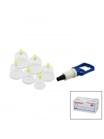 Egonex Krt-1012 ( 6pcs ) Hacamat Kupa Masaj Seti ( Pompa: 1ad + No-7: 2ad & No-6: 2ad & No-5: 1ad & No-4: 1ad ) Mika Kristal Pls.*40