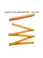 Egonex Krt-1083 Ahşap Katlanır Metre ( 1mt )*24x20