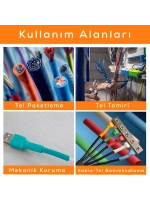 Egonex Krt-1131 Makaron Kablo Tamir Seti ( Isıyla Büzüşmeli Daralan Hortum )*100