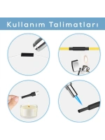 Egonex Krt-1131 Makaron Kablo Tamir Seti ( Isıyla Büzüşmeli Daralan Hortum )*100
