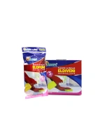 Egonex KSMART K-1278 ( S ) ( NO-7-7.5 ) ( PLASTİK ) TEMİZLİK & BULAŞIK ELDİVENİ ( DOĞAL PAMUK ASTARLI ) ( YÜKSEK DİRENÇLİ )*30X10