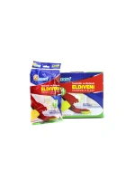 Egonex KSMART K-1285 ( M ) ( NO-8-8.5 ) ( PLASTİK ) TEMİZLİK & BULAŞIK ELDİVENİ ( DOĞAL PAMUK ASTARLI ) ( YÜKSEK DİRENÇLİ )*30X10