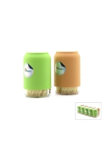 Egonex Ksmart K-1511 ( Tuzluk Model ) Kürdan ( Şeffaf Cam ) ( Renkli Plastik Kaplama )10x36