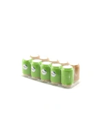 Egonex Ksmart K-1511 ( Tuzluk Model ) Kürdan ( Şeffaf Cam ) ( Renkli Plastik Kaplama )10x36