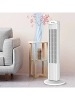 Egonex Kumtel Ktf-258w ( Beyaz ) ( 50w ) ( 3 Kademe & Zamanlayıcı ) Kule Tipi Vantilatör*1