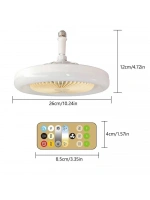 Egonex Led Işıklı Uzaktan Kumandalı Sessiz Tavan Vantilatörü