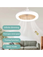 Egonex Led Işıklı Uzaktan Kumandalı Sessiz Tavan Vantilatörü