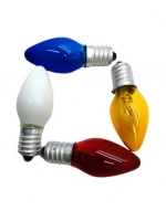 Egonex Ledon Ld-1407r 7w E-14 ( Renkli ) Gece Lamba Ampulu*50x20