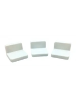 Egonex Made-040 (ddae1) Plastik Dolap Askı Elemanı Beyaz*25x10