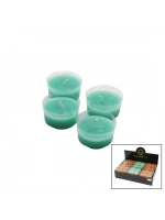 Egonex Maximum Max-2312 ( 4pcs ) ( Şeffaf Pvc Kap ) ( Yuvarlak ) ( Renkli & Kokulu ) Mum*18x8