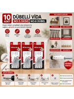 Egonex Medalyan Dl-33 ( 3.5x50 ) ( 10pcs ) Dübelli Vida*12x12