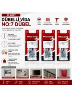 Egonex Medalyan Dl-34 ( 4x40 ) ( 10pcs ) Dübelli Vida*12x12