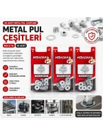 Egonex Medalyan Dl-42 ( 3/16 ) Metal Pul ( 30pcs )*12x12