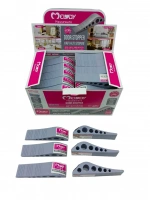 Egonex Melody M-069 ( Gri ) ( Esnek Plastik ) Kapı Altı Stoperi*60=k