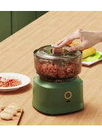 Egonex Mini El Rondosu Şarjlı Çelik 3 Bıçaklı