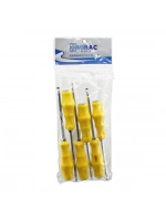 Egonex Mirac ( Pvc Ambalaj ) ( Plastik Saplı ) ( Darbeli ) ( 6lı Set ) ( 2in1=çift Taraflı Uç ) Tornavida Seti Takım ( Yıldız-düz )*50