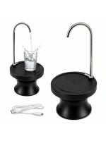 Egonex Nerox Nrx-4337 ( Usb Şarjlı & Otomatik ) Damacana Su Pompası  & Stand ( 360° Başlık )*12