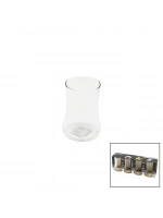 Egonex Pablıto Home Pbt-380 ( 4pcs ) Cam Çay Bardak ( 180ml )*18=k