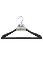 Egonex Pamir Pmr-128 ( 3pcs ) Natural ( Sert Plastik ) Elbise Askısı ( Metal Başlı )*68