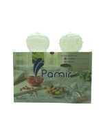 Egonex Pamir Pmr-203-204 Pera & Kelebek Mix Mika Şeffaf Şekerlik*24x4