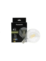 Egonex PANASONİC (LDGCH-07-LH-1RC) (G125) (173X125MM) (7W=60W) (E27) (WARM WHİTE & SARI IŞIK) (LED FİLAMENT & RUSTİK AMPUL) LAMBA (806LM)(2700K)(15.000H)*10=K