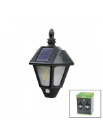 Egonex Panther Pt-2981 ( 2pcs ) (solar & Güneş Enerjili) Duvar Lambası (cob Led) (sensörlü= 3 Mod Fonksiyon) (bahçe-balkon-sokak)*50