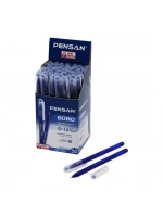 Egonex Pensan Büro ( Mavi ) Tükenmez Kalem ( M-medium & 1.0mm Uç )*50x40